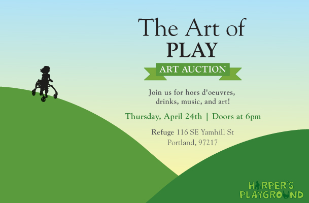 Art of Play Art Auction Graphic