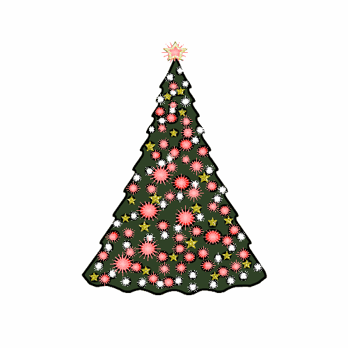 clip art animated christmas tree - photo #5
