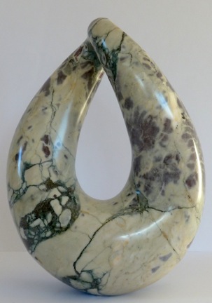 Twist by Stephanie Cushing, 2012, Fior di Pesco Marble, 34 x 24cm