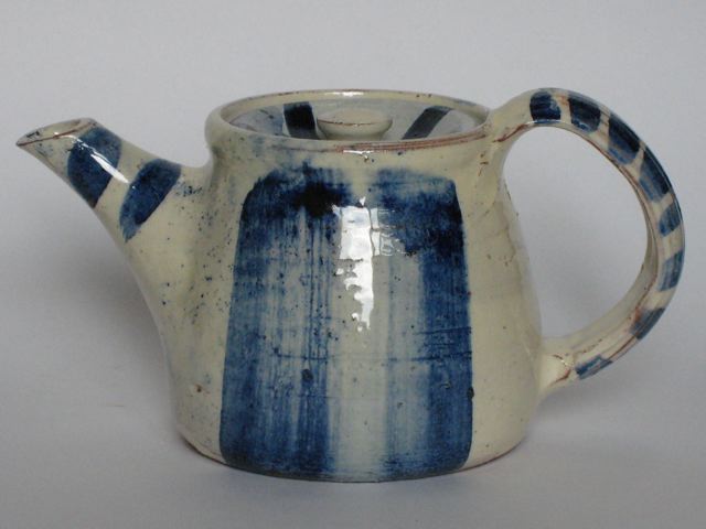 Ceramic teapot by David Garland, 2012, 15cm high