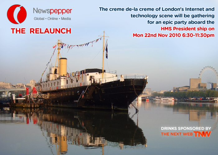 The venue: Aboard the HMS President