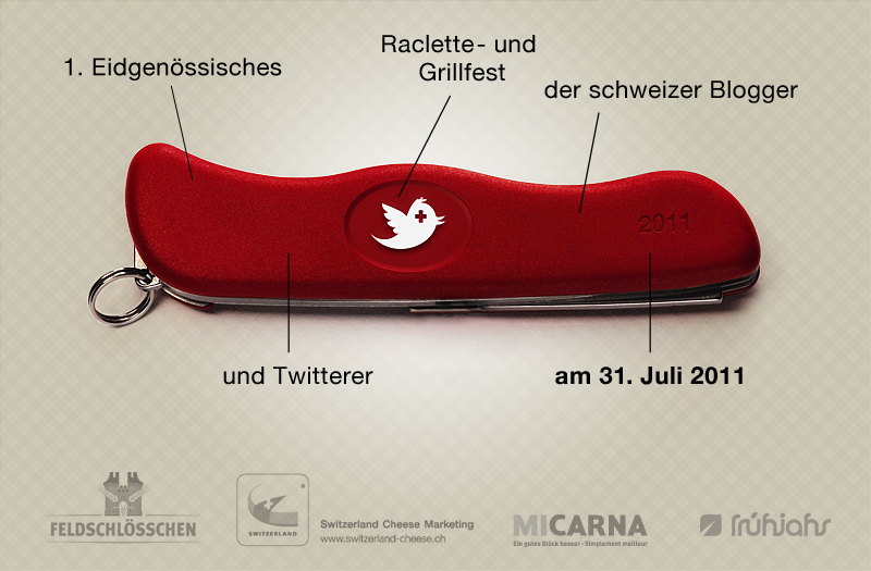 Eidgenössisches Raclette- und Grillfest der Schweizer Blogger und Twitterer #erugf