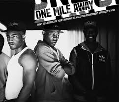 some of the cast of One Mile Away