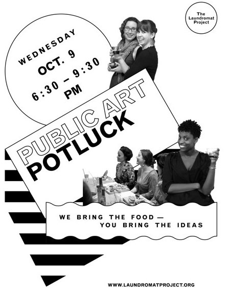 Join The LP at our 4th Annual Potluck! 4th Annual Public Art Potluck Flier