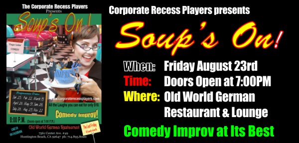 Comedy Improv Show at Old World German Restaurant Comedy Improv Show at Old World German Restaurant