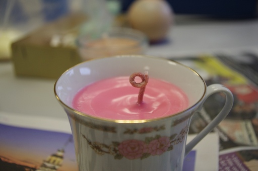 Candle in Tea Cup