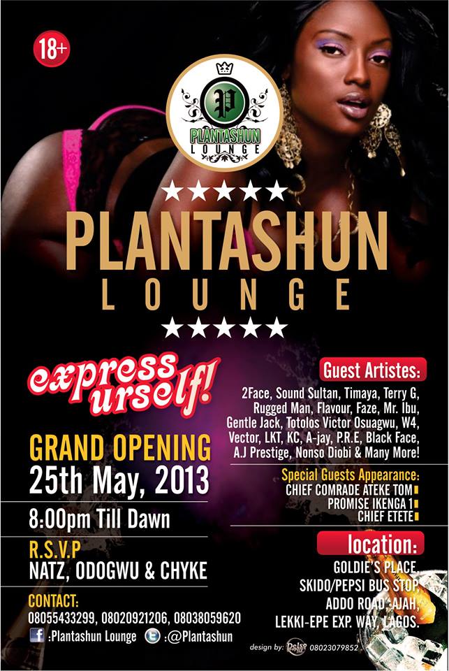 Plantashun Lounge Free Event Ticket