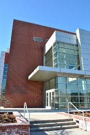 Humanities & Student Services Building, Olympic College Bremerton Picture of the front entry of the Humanities & Student Services bulding on the Olympic College Bremerton campus.