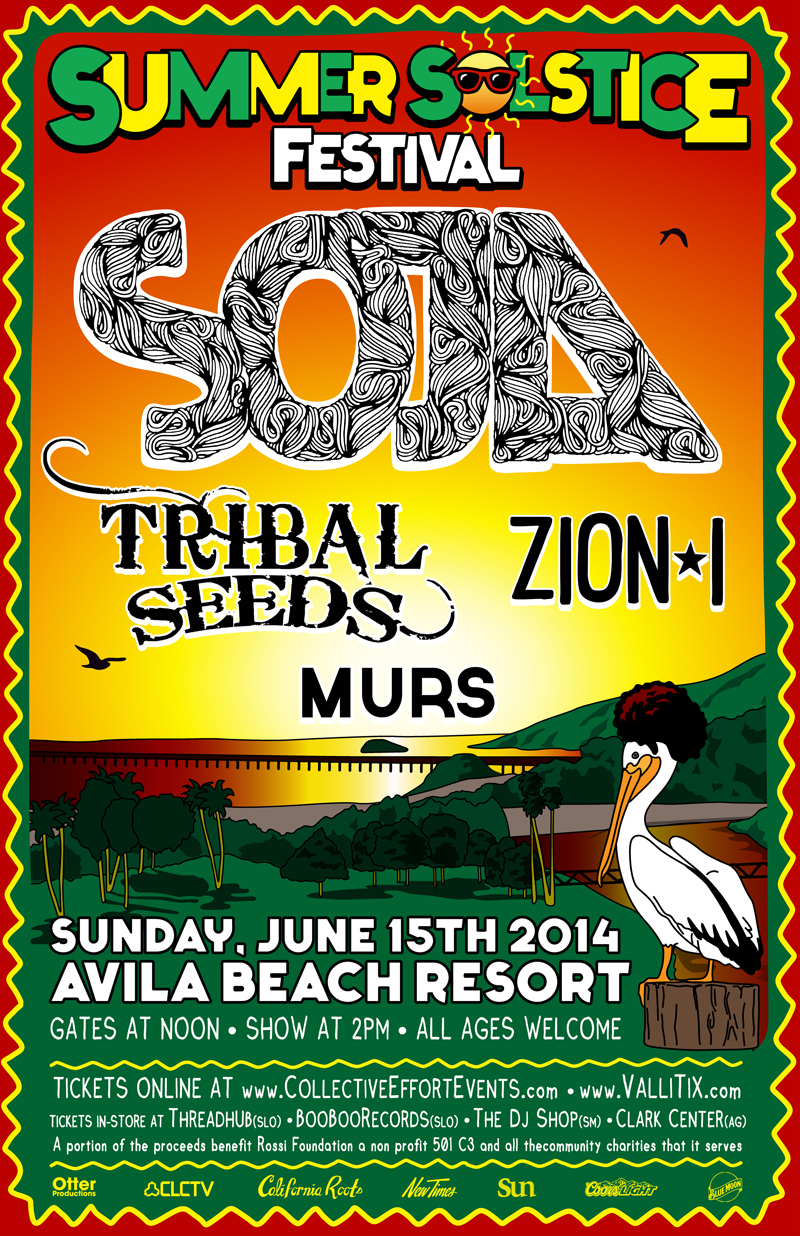 Summer Solstice Festival 2014 • SOJA • Tribal Seeds • Zion I • MURS