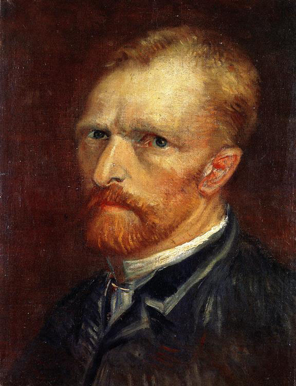 Vincent van Gogh, Self-portrait, 1886, oil on canvas, 39.5 x 29.5 cm
