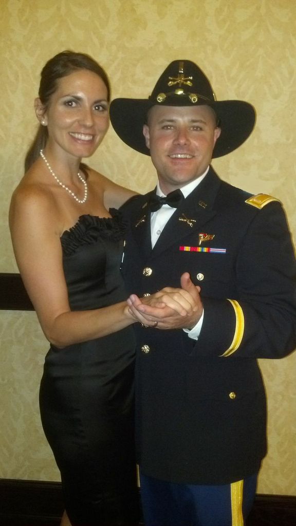 1LT and Mrs Barret at 2012CavBall