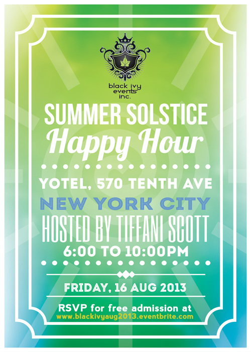 Black Ivy Happy Hr 16 Aug 2013