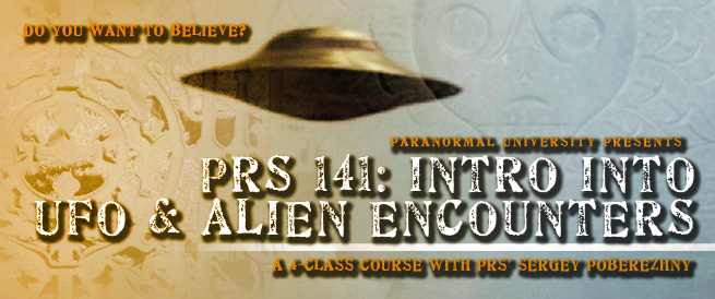 Intro Into UFOs and Alien Encounters