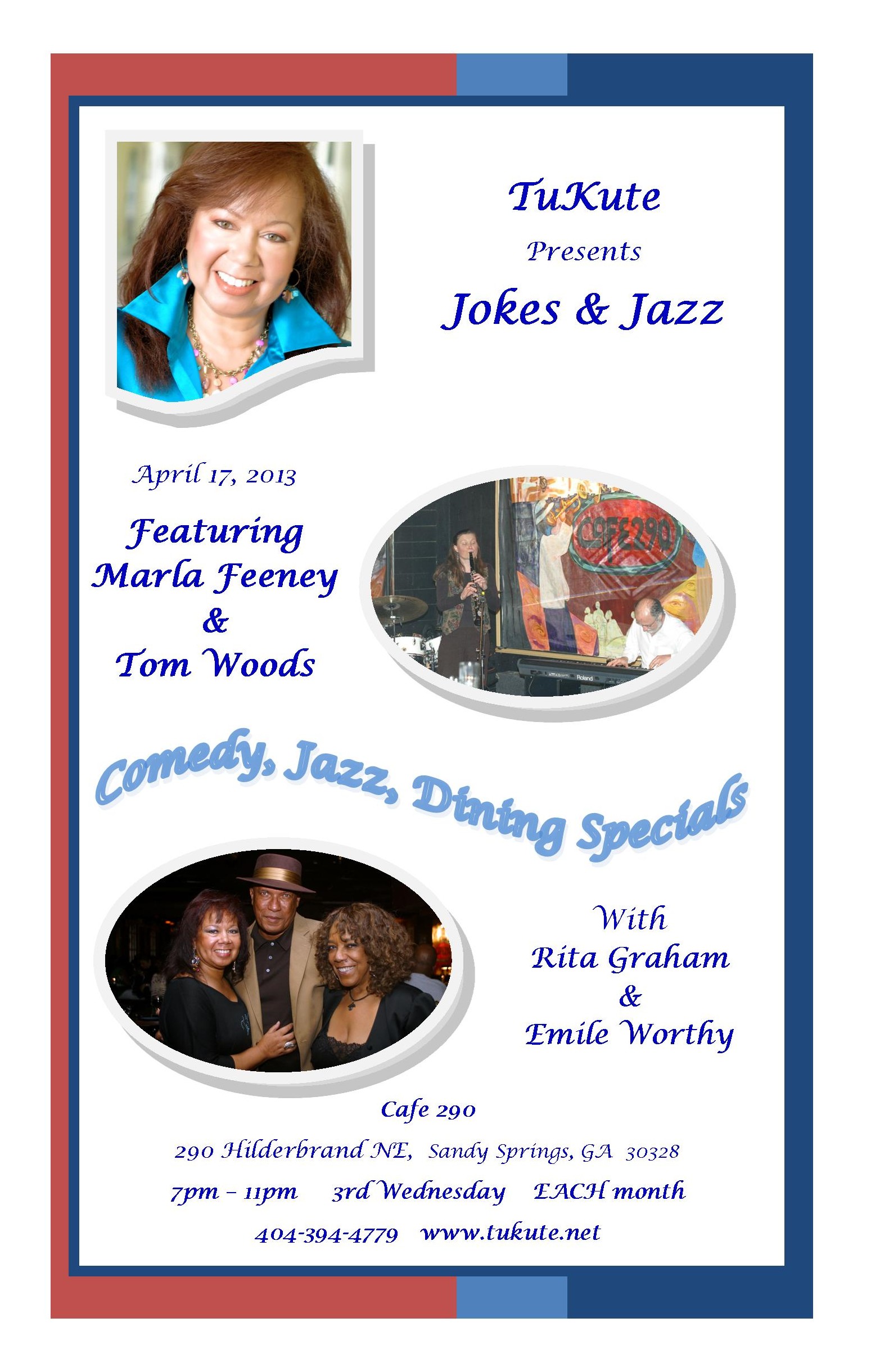 Jokes & Jazz in April Jokes & Jazz in April