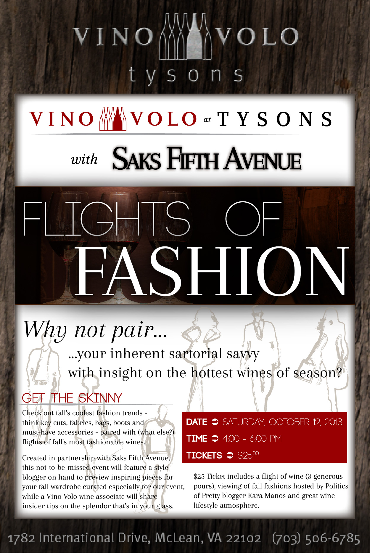Vino Volo Tysons_Flights of Fashion Event Page