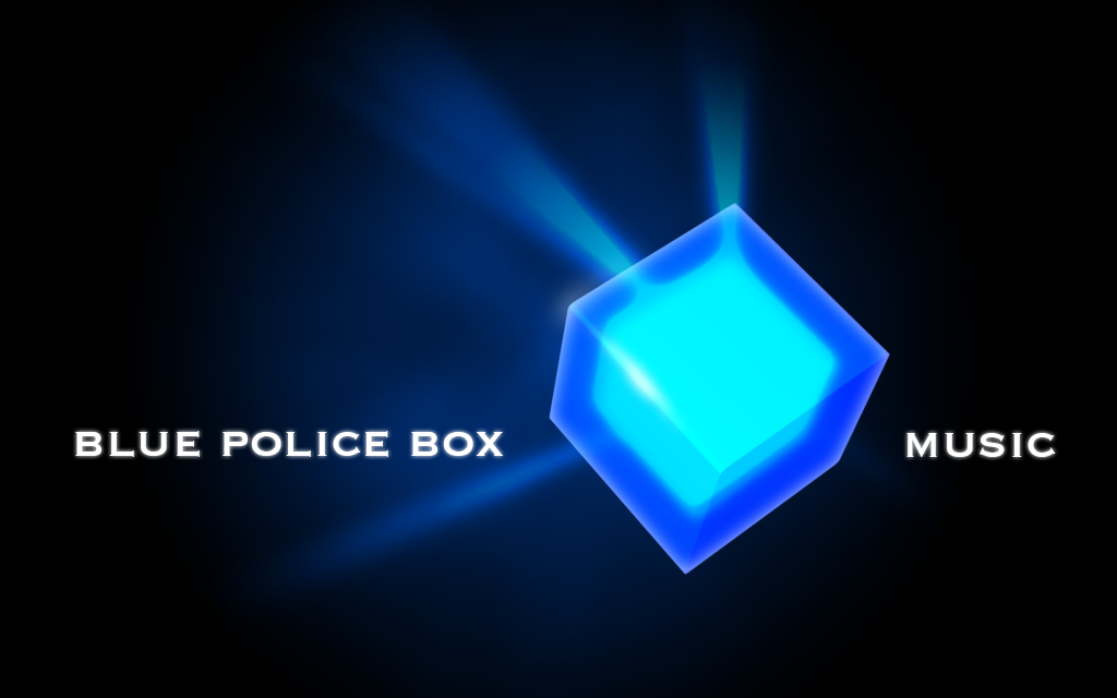 Blue Police Box Music Logo
