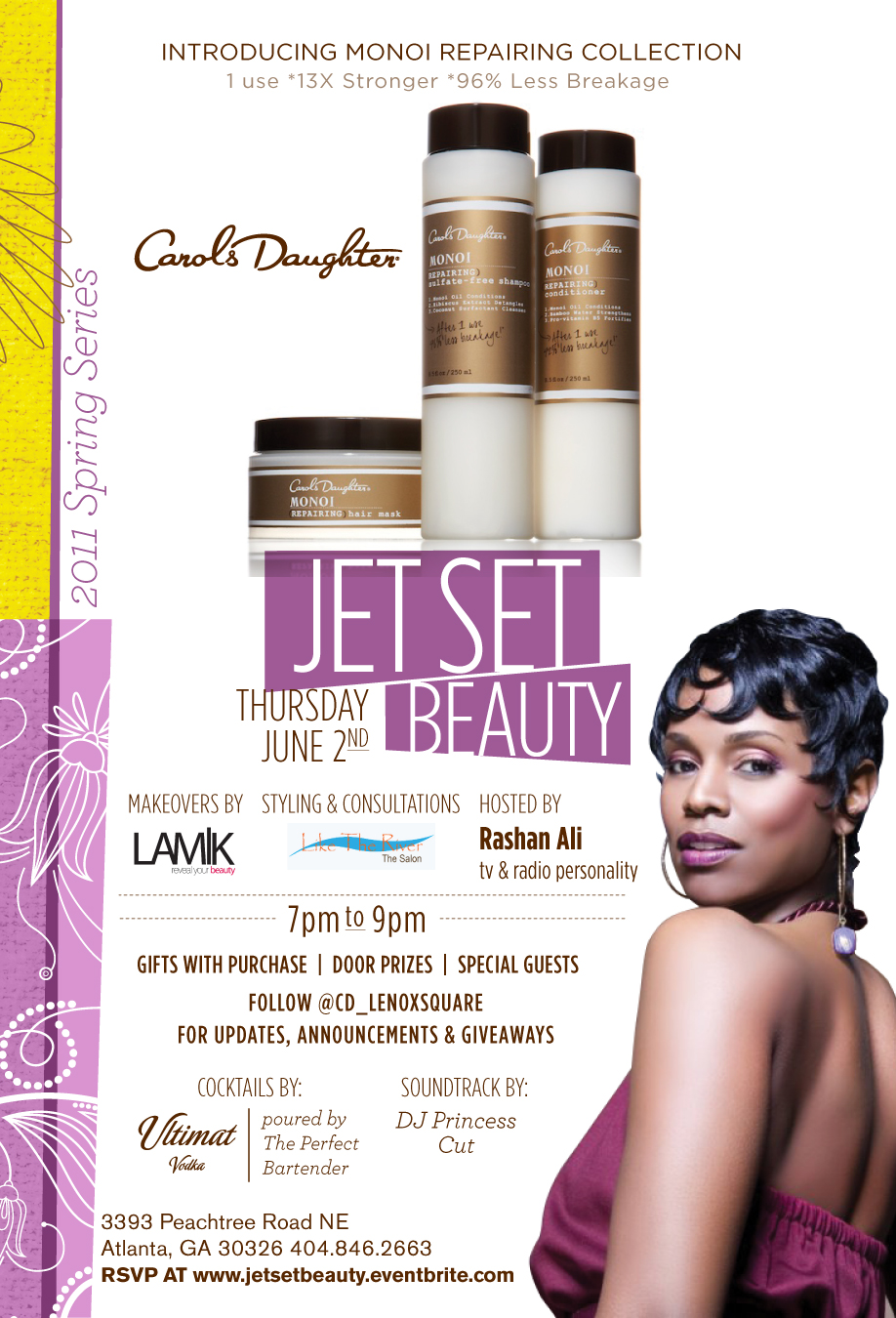 Jet Set Beauty will feature salon owner & stylists from Carol's Daughter