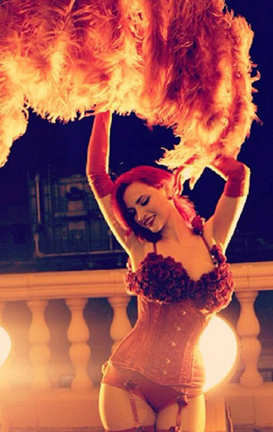 Burlesque performance by Lady Alchemy