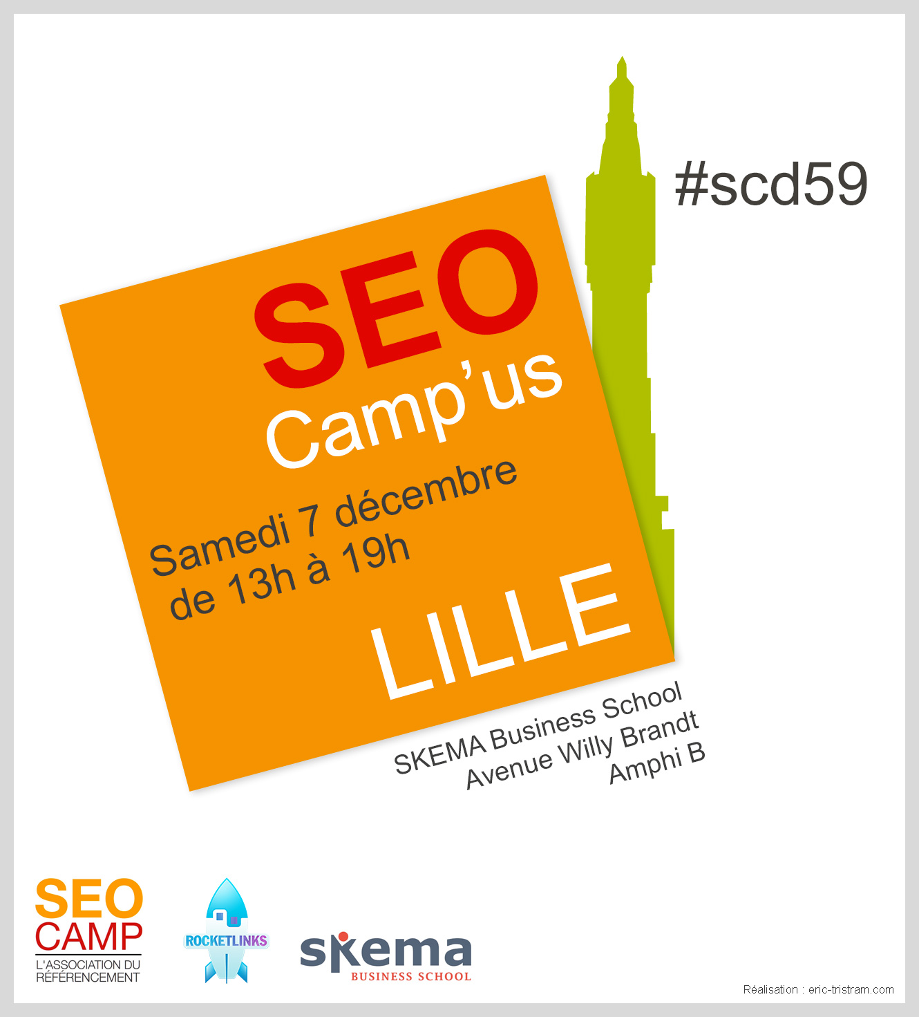 L'affiche du SEO Camp'us Lille 2013