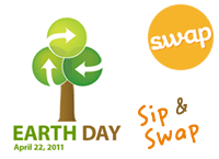 earth day sip and swap