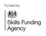 Image of the Skills Funding Agency logo containing the words 'Funded by the Skills Funding Agency'