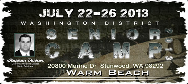 Senior Camp 2013 - Warm Beach, WA