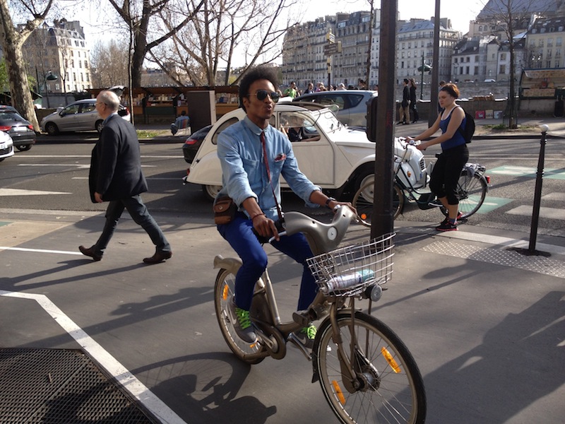 triumph cycling in paris