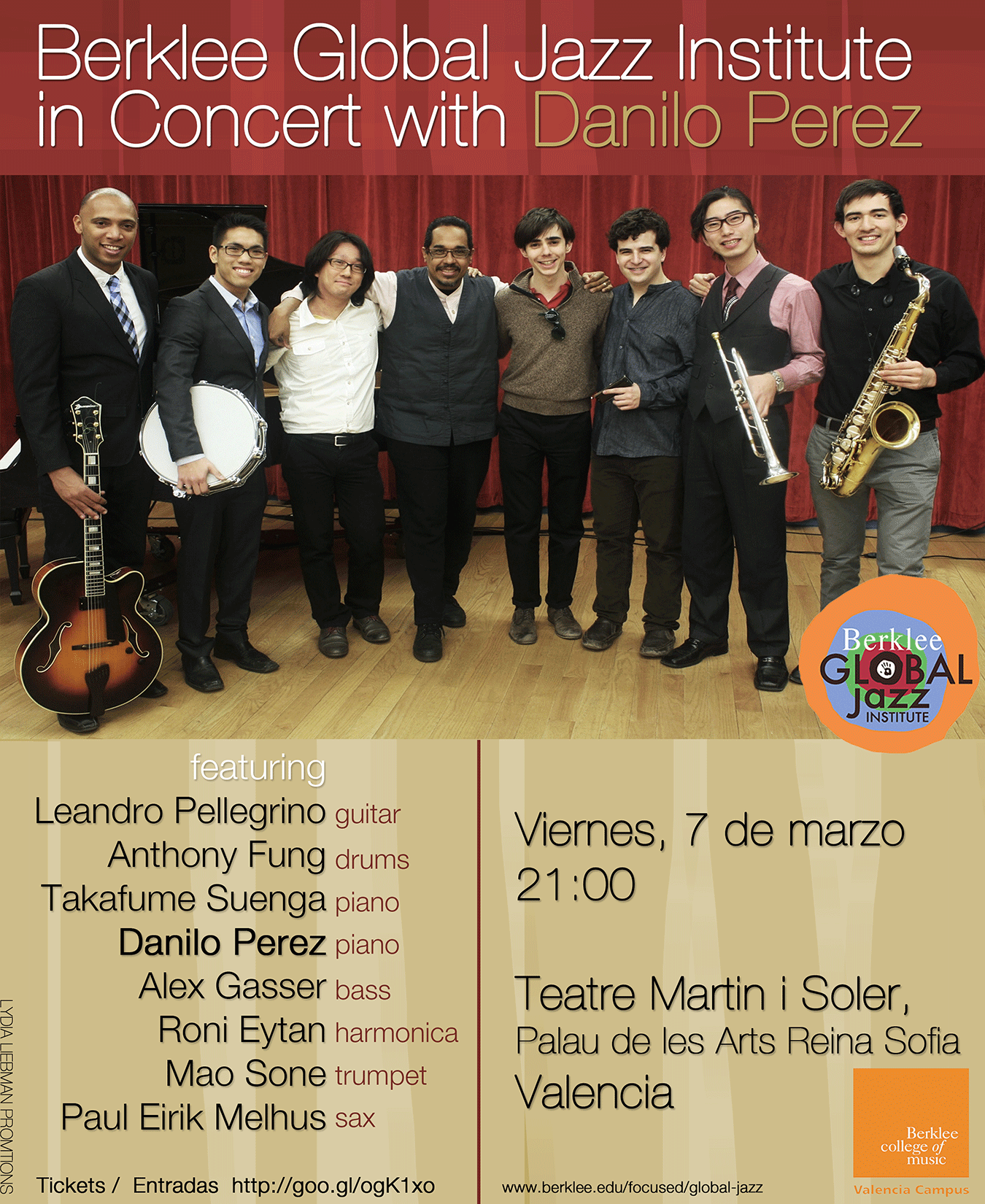 Berklee Global Jazz Institute in concert with Danilo Perez Berklee Global Jazz Institute in concert with Danilo Perez