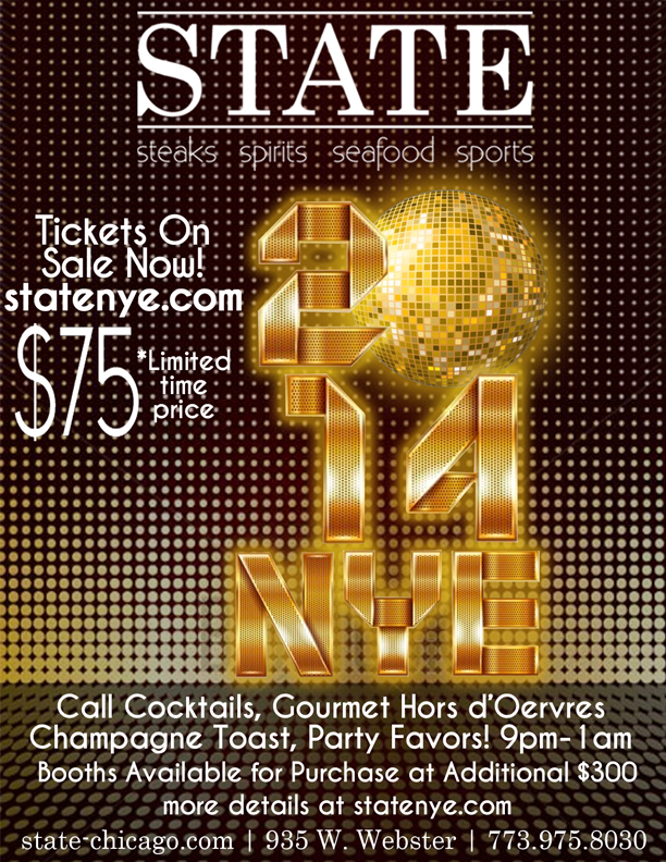 STATE Chicago NYE 14 STATE Chicago NYE 14