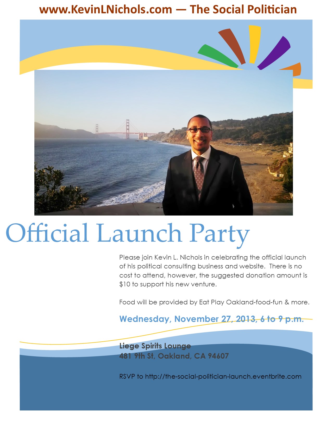 KLN Launch Party Flier