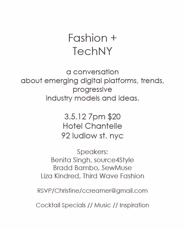 Fashion + TechNY // A Conversation