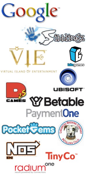 Silicon Valley IGDA sponsor logos for Meet the Game and App Press Silicon Valley IGDA sponsor logos for Meet the Game and App PRess