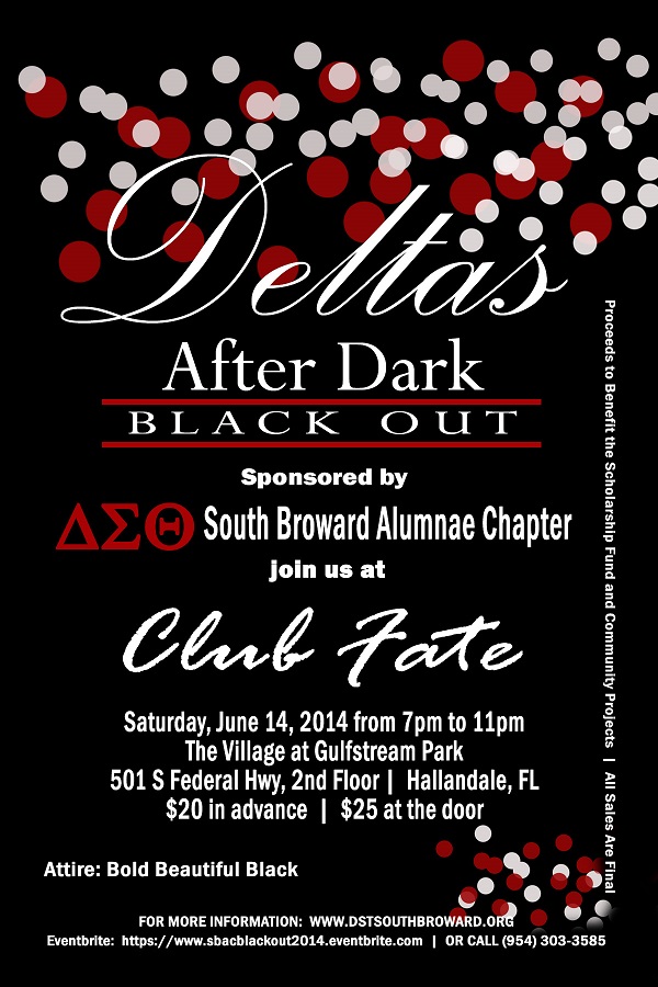 Deltas After Dark Balck Out Deltas After Dark Black Out
