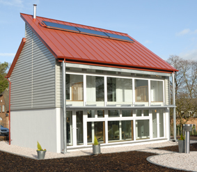 The BASF House at Nottingham Creative Energy Homes