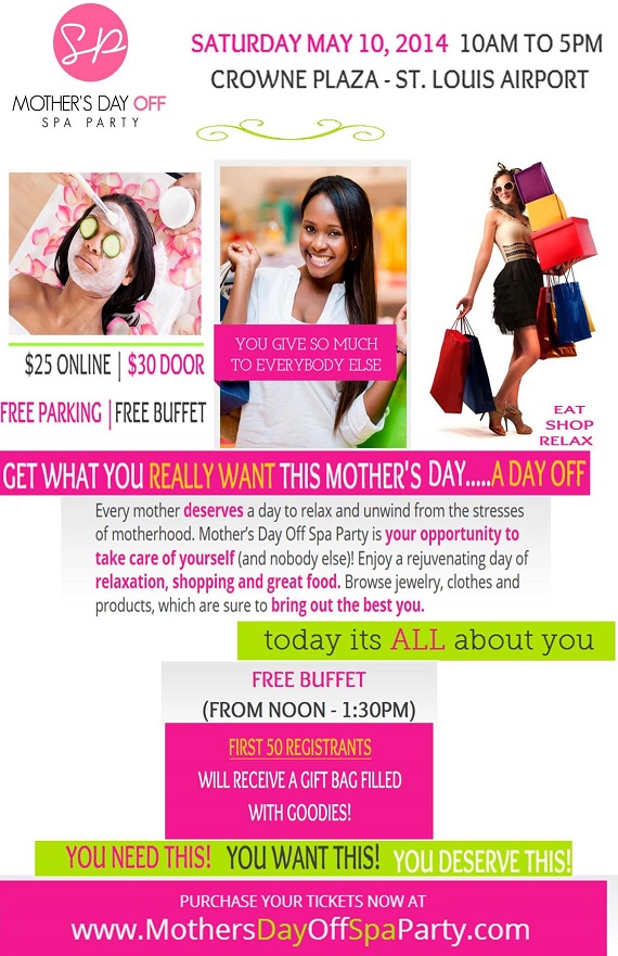 Mother&#39;s Day Off - Spa Party Tickets, Sat, May 10, 2014 at 10:00 AM | Eventbrite
