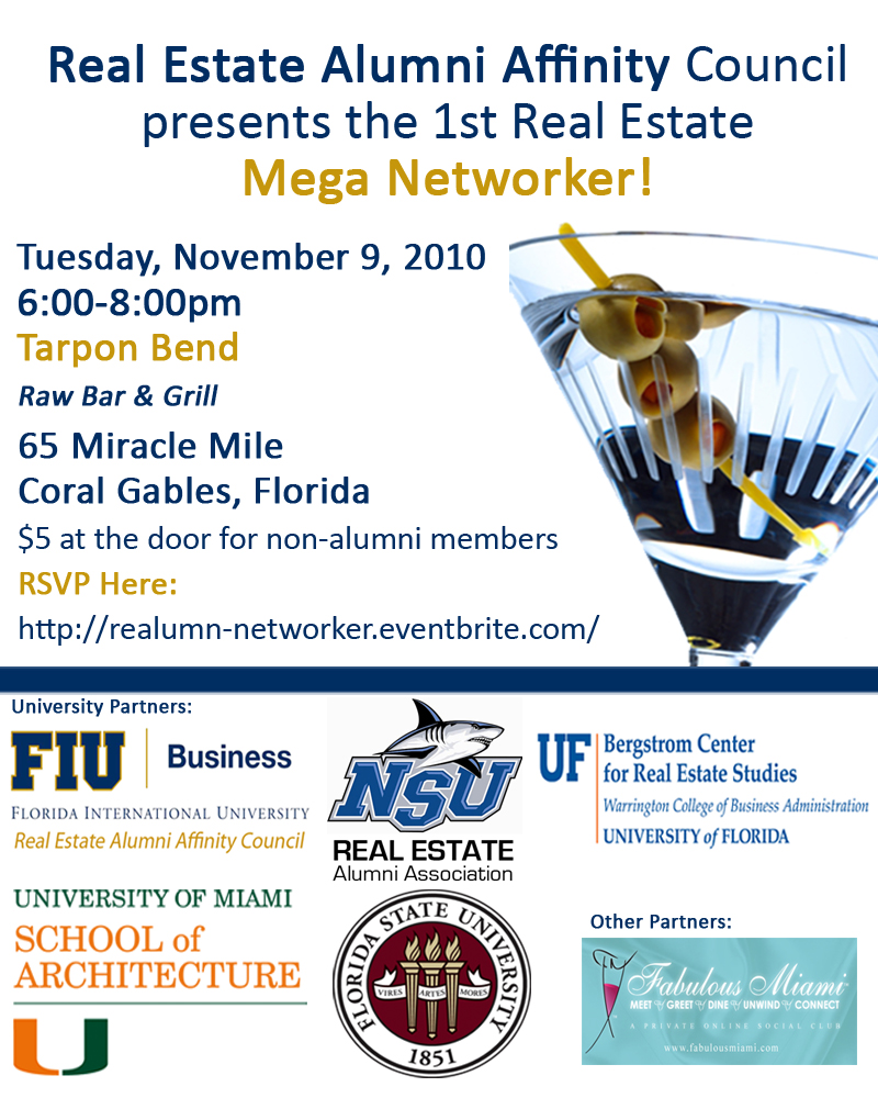 Real Estate Alumni Mega Networker