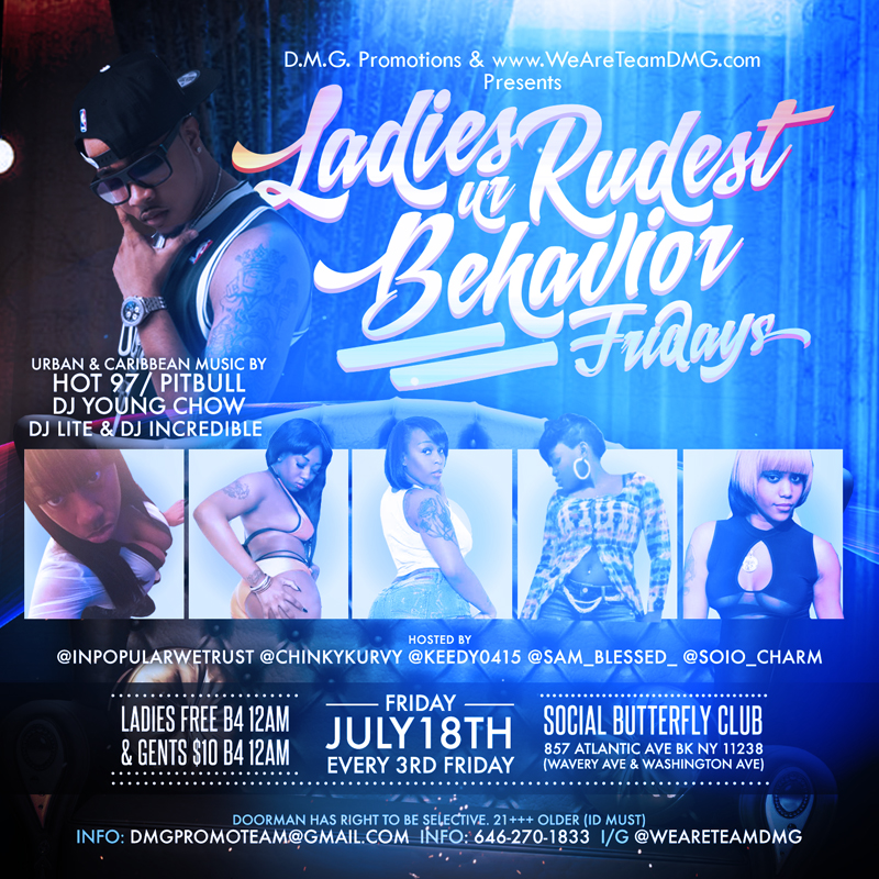 Ladies Ur Rudest Behavior Fridays