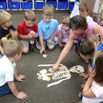 Early Childhood anatomy class