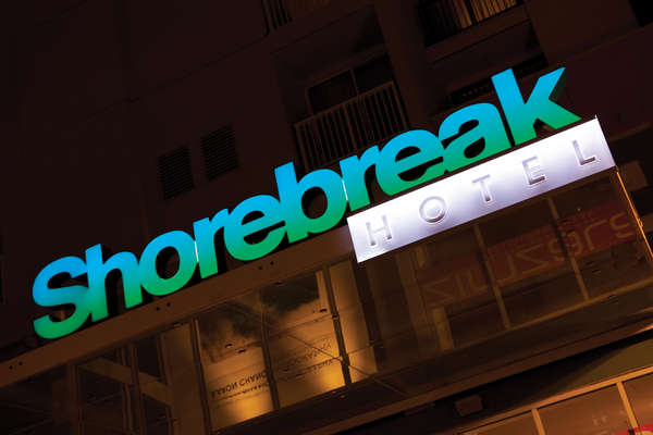 Shorebreak Hotel Sign
