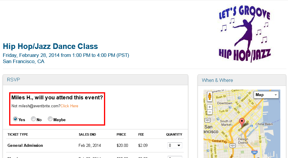 RSVP tracking | Eventbrite Help Center