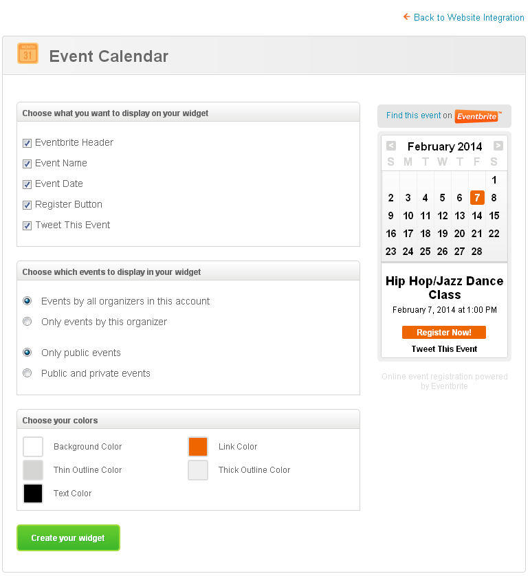 How To Guide Create an Event Calendar Eventbrite